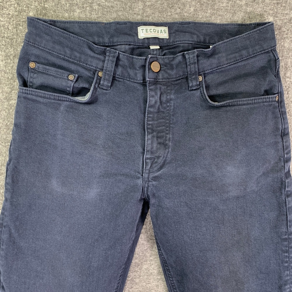 Tecovas Comfort Jeans Men 32x29 Dark Blue Standard 5 Pocket Western Gaucho - Picture 2 of 13